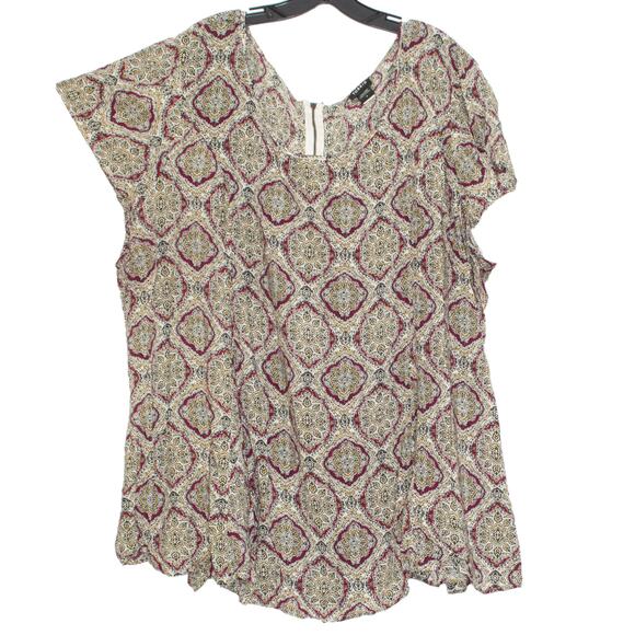 Torrid Top Y2K Boho Coastal Grandma Cottage Feminine Romantic Whimsigoth 4 4X - Picture 1 of 6